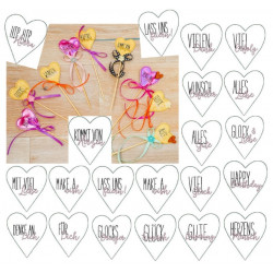 Stickserie ITH - 20 Herzenswünsche